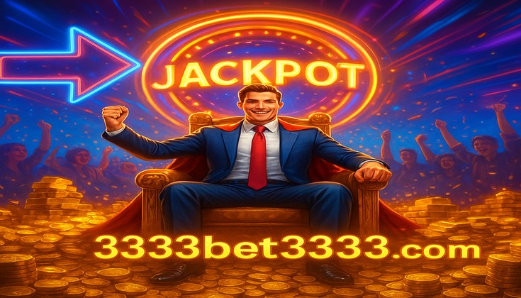 3333bet অনলাইন ক্যাসিনো প্ল্যাটফর্ম নিয়ে একটি ব্যানার
